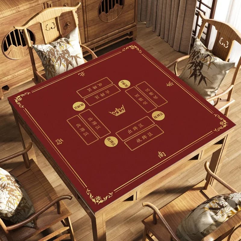 Tappetino Insonorizzante e Fonoassorbente Specifico per Tavolo da Poker, Panno per Tavolo da Poker, Tovaglia per Giochi da Tavolo Texas