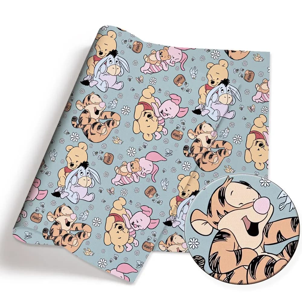 Disney 140x50CM fabric, animated patchwork fabric, home sewing fabric for children, doll skirt, curtain, DIY, baby skirt 44269