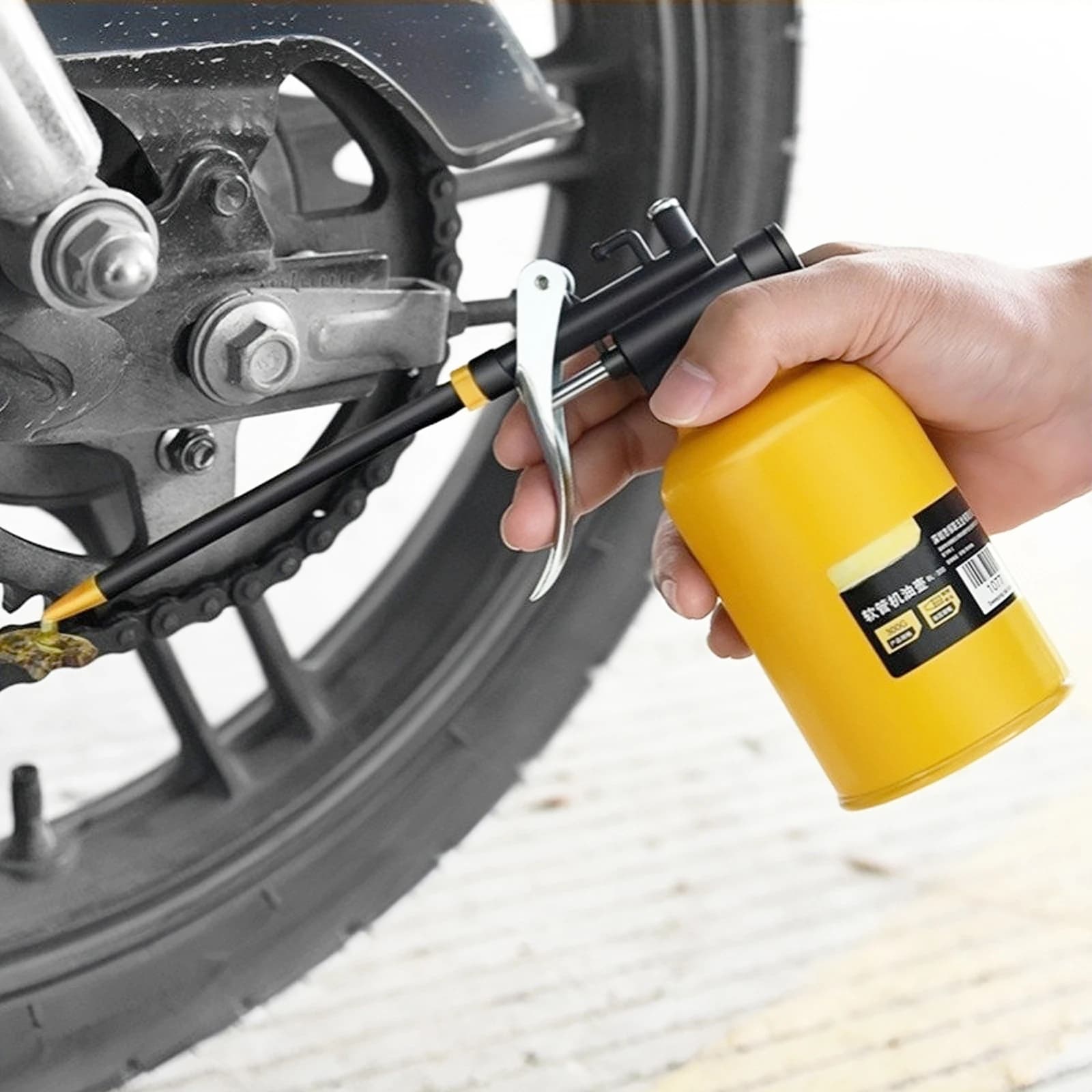 Oil Can Lubricate Metal High Pressure Pump Guns For Fat Car Pot Oil Bottle Repair Tool 180ml 220ml 300ml 450ml