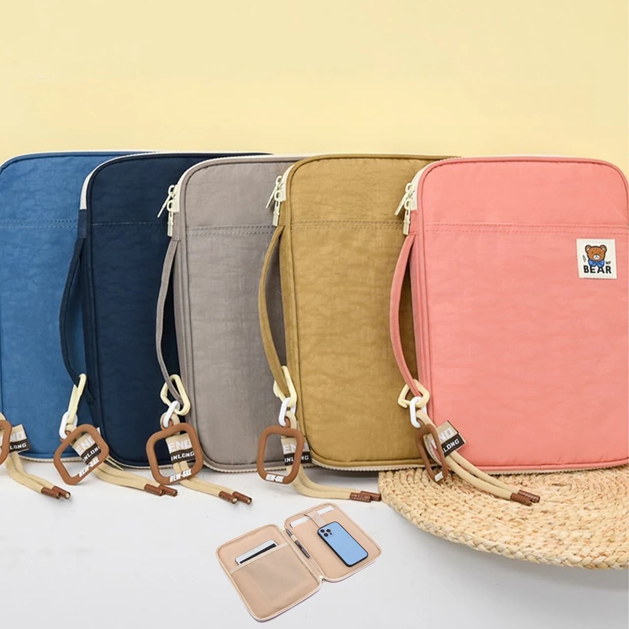 Borsa per laptop 11 12 13.3 14 15.6 pollici Cover per MacBook Air Xiaomi Huawei Lenovo Custodia per notebook Uomo Donna Borsa portatile Valigetta