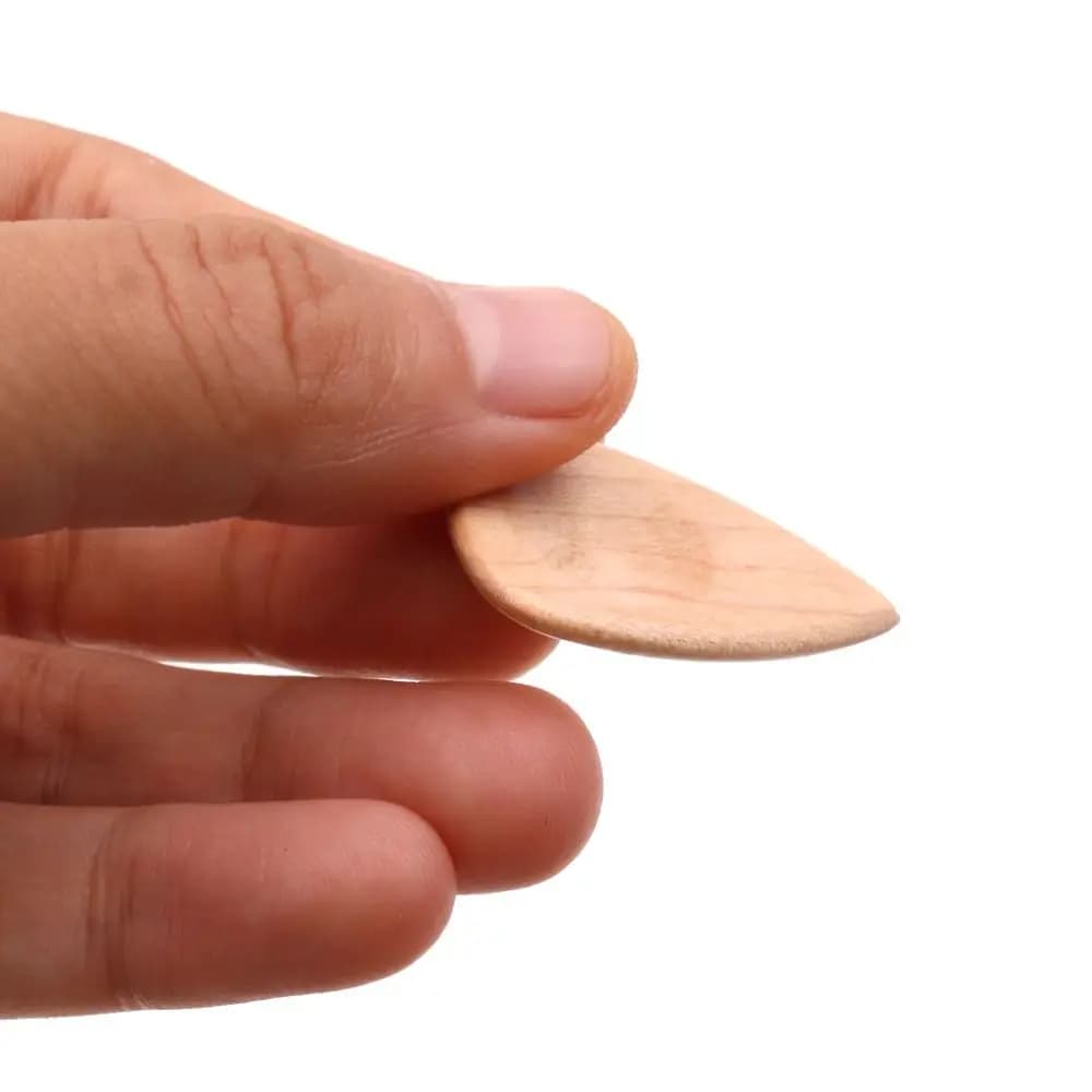 Wood Acoustic Guitar Picks Picks With Holder With Storage Box Guitar Picks Wood Picks Accessories Guitar Pick Tools