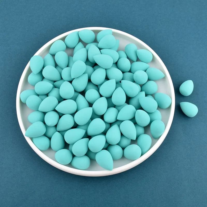 100Pcs all'ingrosso Mini Beauty Egg Makeup Blender Soft Small Makeup Sponge Cosmetic Puff Foundation Concealer Sponge Makeup Tools