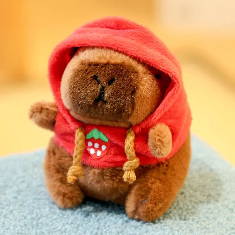 Ciondolo Peluche Capibara Cartone Animato, Bambola Giocattolo, Ornamenti da Appendere alla Borsa, Portachiavi Carino Kapila, Ciondolo per Auto, Ornamenti da Scrivania
