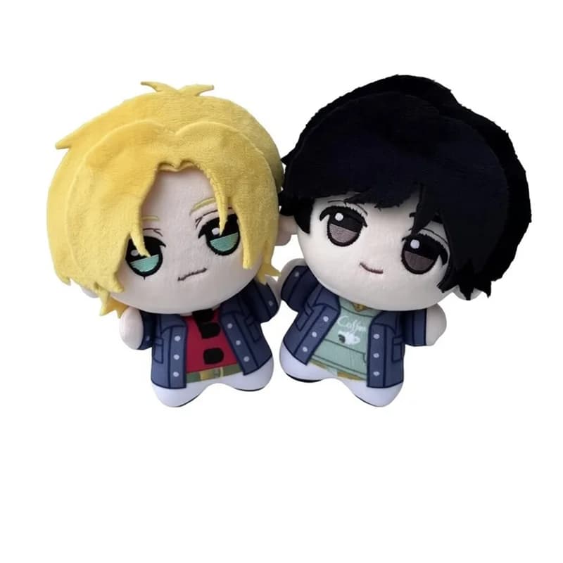 Anime Ash Lynx Okumura Eiji Plush Doll Pendant 10cm Banana Fish Stuffed Toy Collect Backpack Doll School XMAS Gift