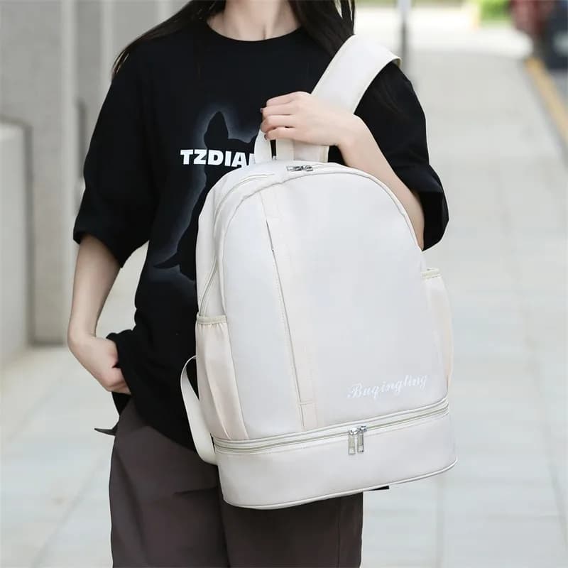 Zaino da viaggio leggero in tessuto Oxford impermeabile per il tempo libero da donna, zaino da nuoto fitness, mochila bolsos de mujer, borsa da scuola