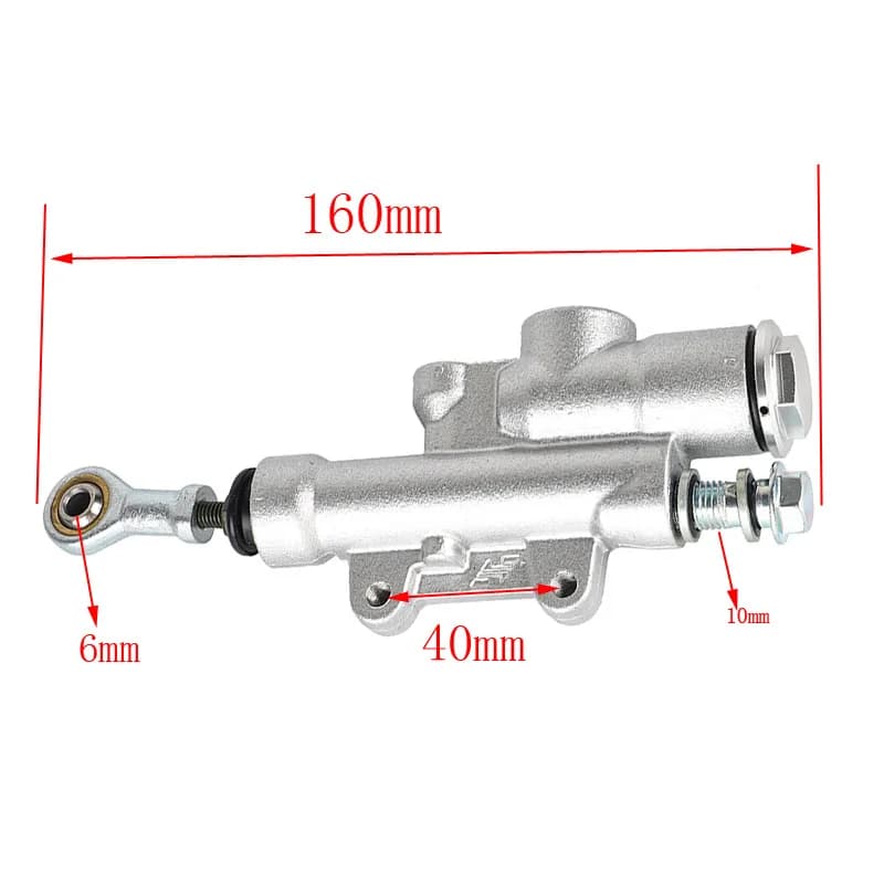 Pompa Freno Posteriore Idraulica per Moto Adatta a SX SXF XC XCF EXC EXCF 125-530 2004-2023, Pompa Freno Posteriore per Moto da Cross