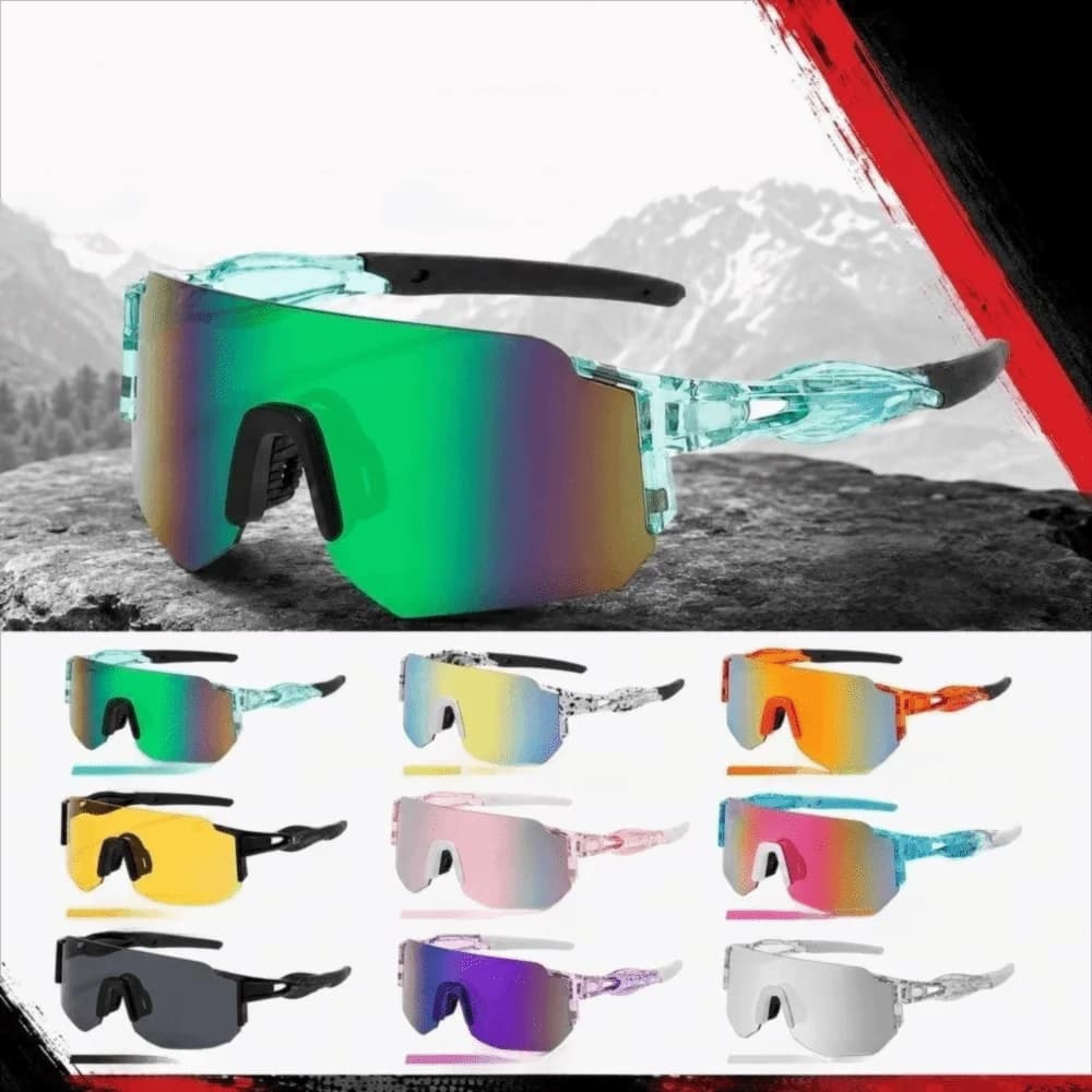 Big Size Ski Sunglasses Protective Lenses UV400 Protection Ski Goggles Square Shape Comfortable Nose Pad Driving Glasses Men