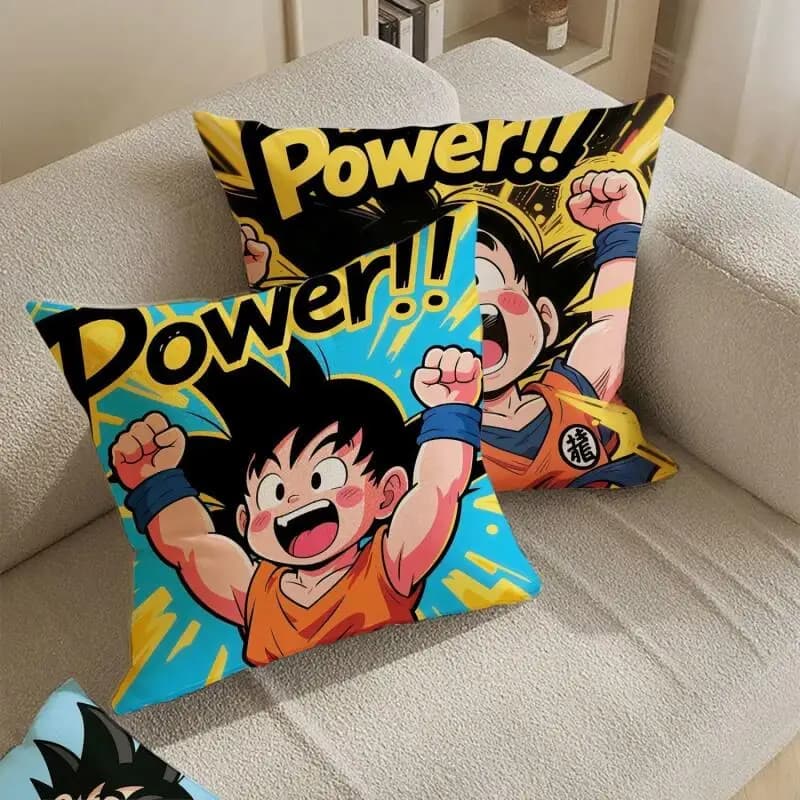 Cuscino Dragon Ball per Divano, Letto, Sedia da Ufficio, Supporto Lombare, Cuscino Carino a Tema Cartone Animato, Regalo di Natale Son Goku