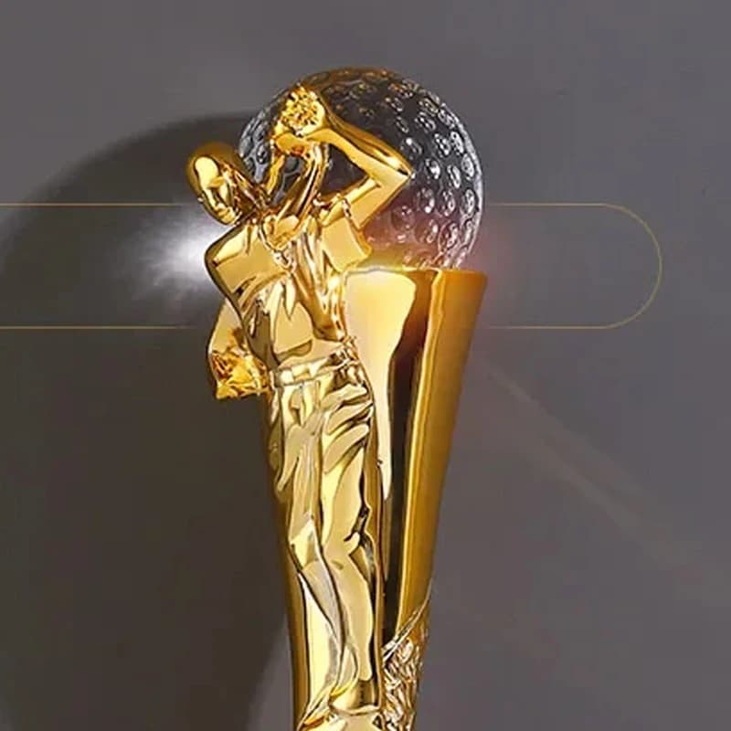 Trofeo in resina personalizzato per pallavolo, tennis, badminton, maratona, golf, ping pong, premio per eventi creativi, decorazione per la casa 1 pezzo