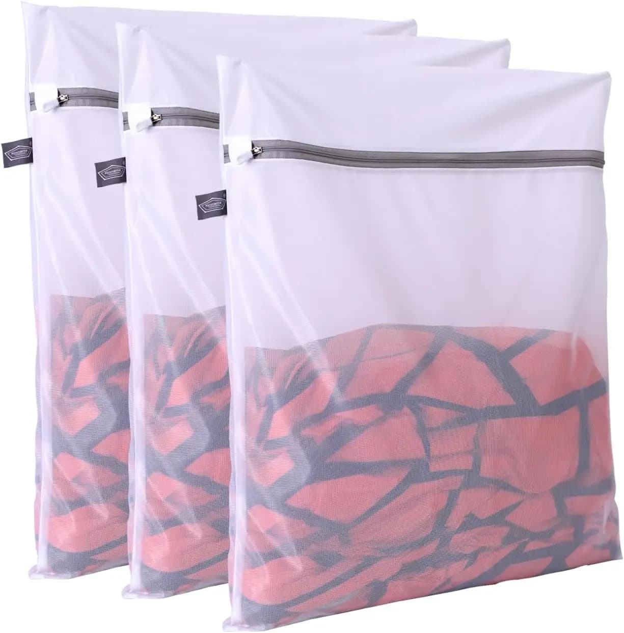 Linen bag Mesh washing bags, Washer bag, Mesh washing bag with zipper, Dryer for cleaning and drying cloths