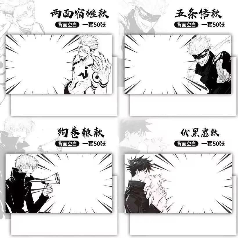 Blocco Note Adesivo Anime Carino Satoru Gojo, Quaderno Cosplay Satoru Gojo, Cancelleria, Forniture per Ufficio, Regalo per i Fan