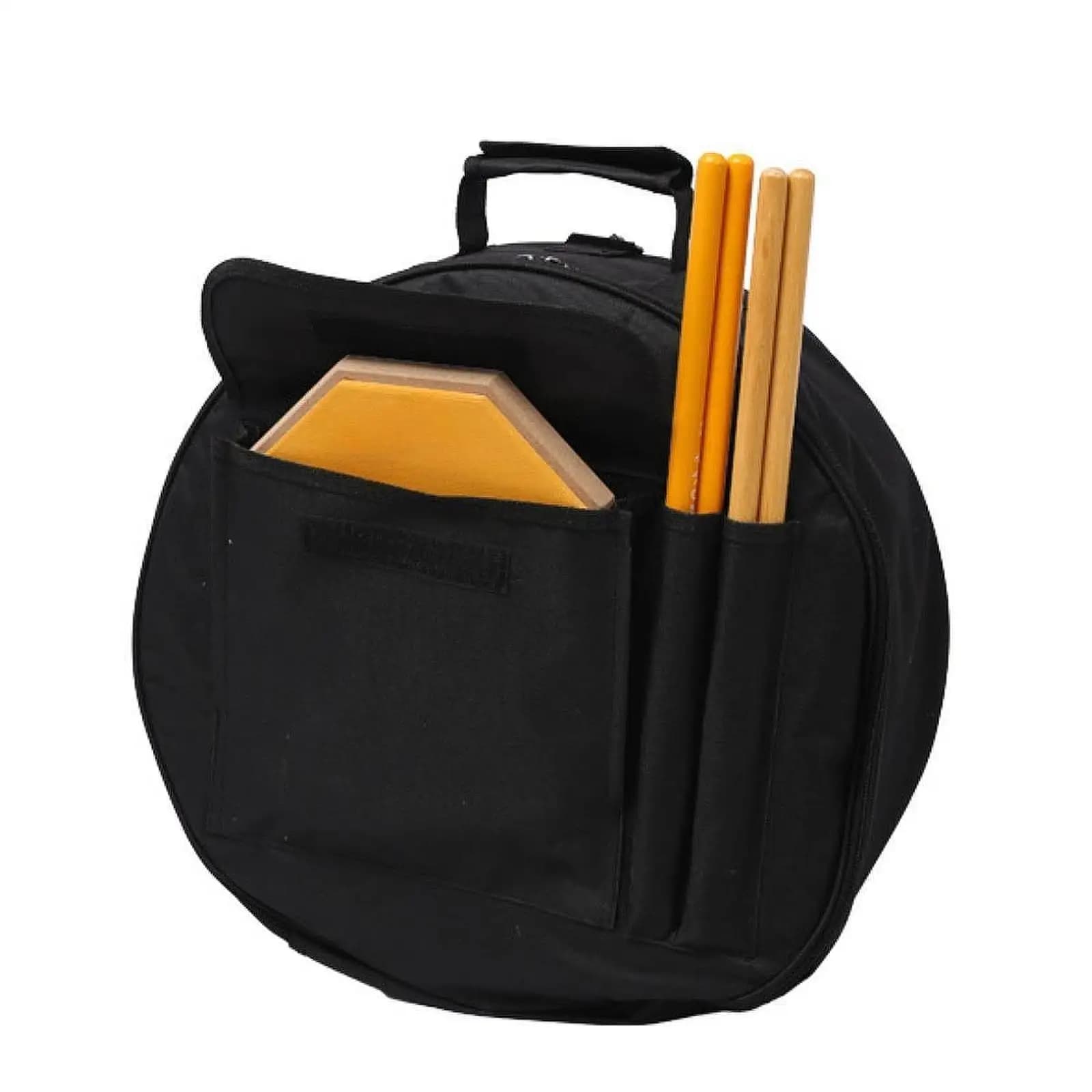 Borsa per rullante portatile, zaino porta bacchette, custodia per percussioni per pad da pratica da 13-14 pollici, per band e concerti