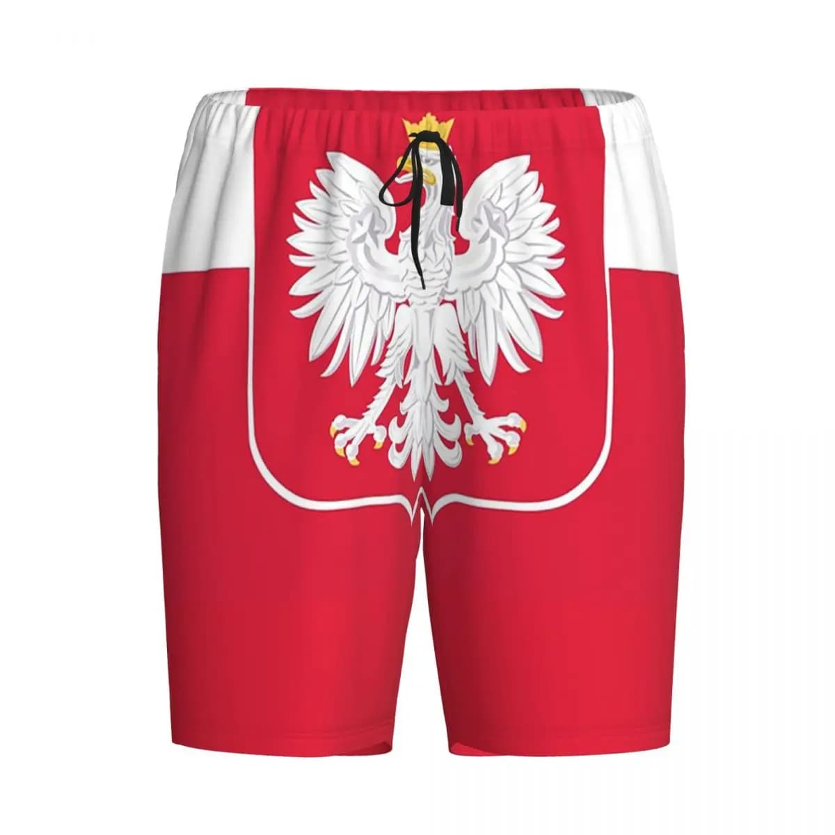 Custom Polish Flag Flag Of Poland Shorts Sleeping Pants Men Pajama Pants Lounge Sleep Sleepwear Bottoms