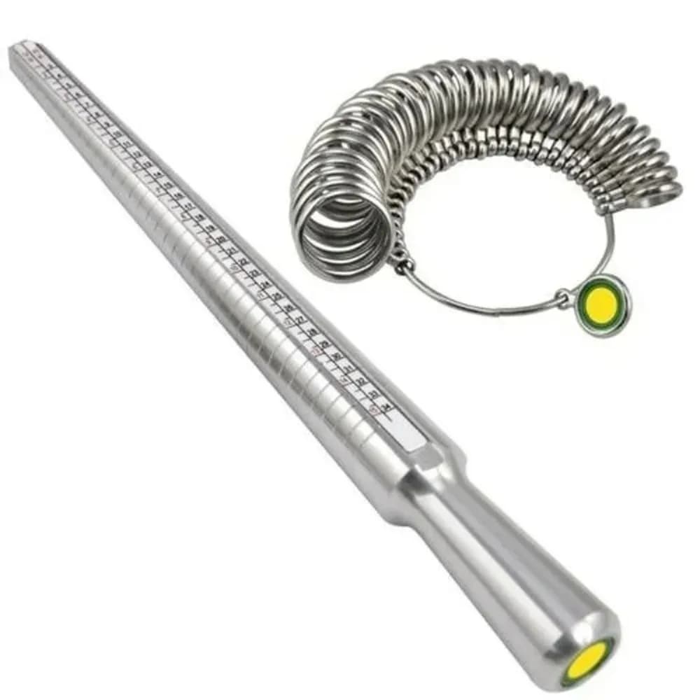 Tool Set to Measure Metal Ring Size, Caliber, Spindle, Fingers Tool, Jewelry Creation Equipment and Accessories