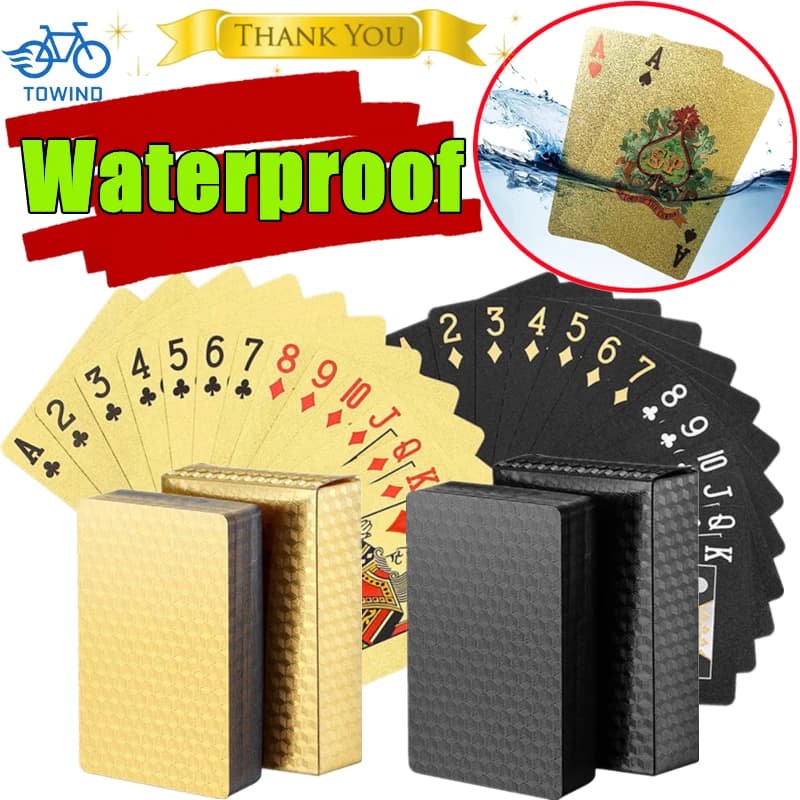 Nuove carte da gioco Carte da poker in plastica impermeabili Novità Strumenti da gioco di poker per giochi da tavolo Festa in famiglia Regalo di intrattenimento all'aperto
