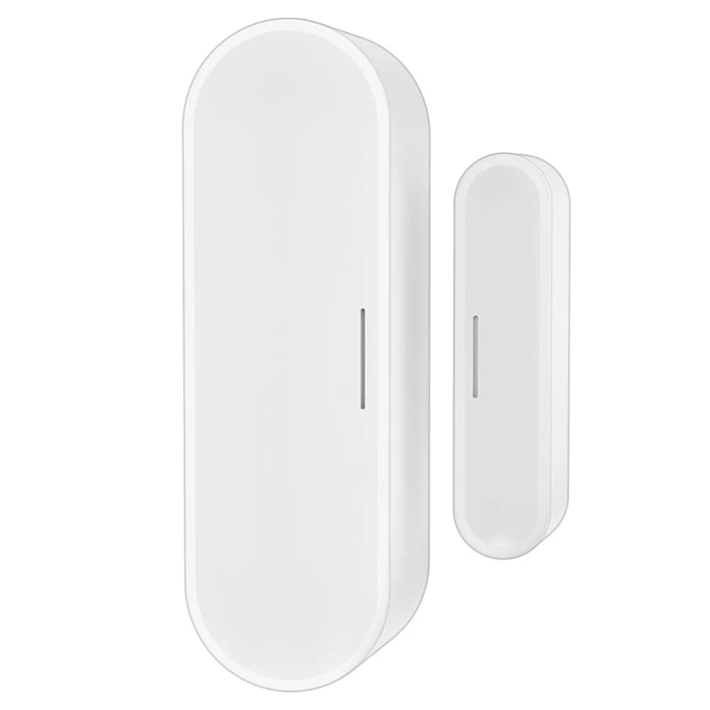 Tuya APP Rilevatori di porte aperte/chiuse Protezione di sicurezza Sensore per porte e finestre ZigBee Rilevatori di porte wireless da 2,4 GHz per interni