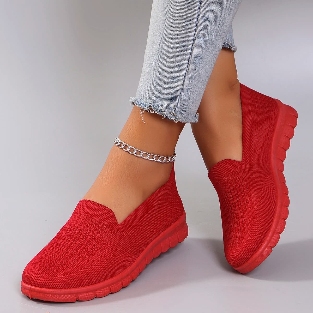 Nuove scarpe sportive da donna primaverili, scarpe sportive casual alla moda, traspiranti, leggere, antiscivolo, resistenti all'usura, scarpe basse