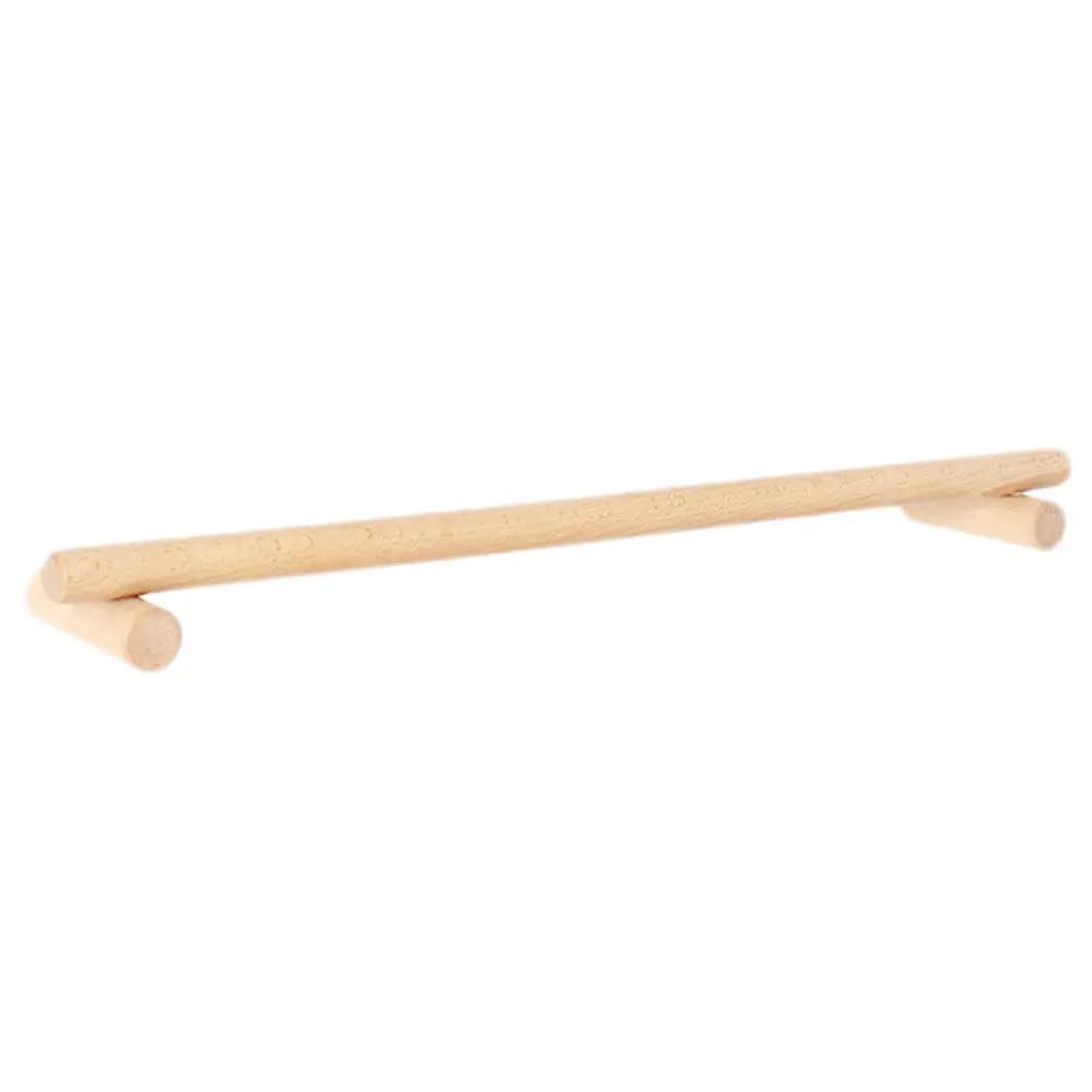 1Pcs Wooden Towel Holder Simple Space Saving Towel Bar Bathroom Kitchen Organizer 45Cm Rustic Bathroom Accessories