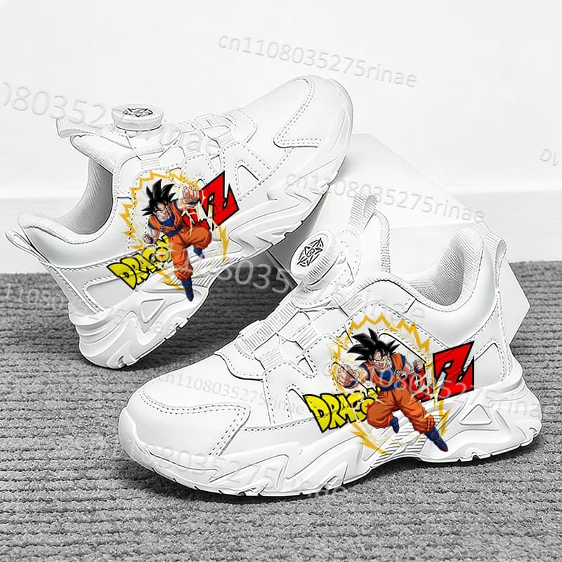 Dragon Ball gymnastics shoes for boys and girls, with support for the arch, comfortable, anti-slip, with rotating button design, gift idea, free shipping