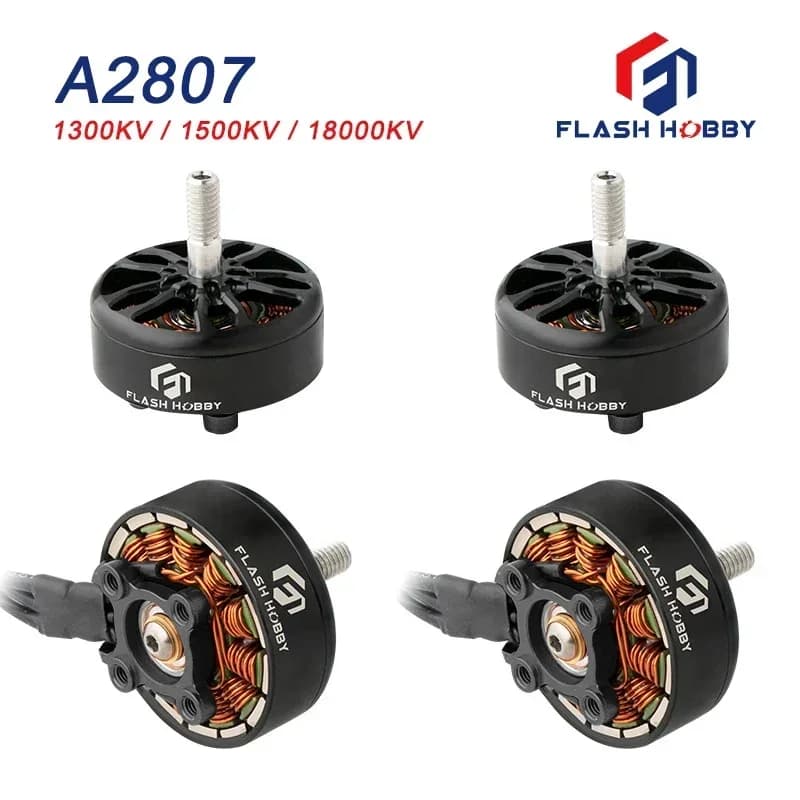 4 pezzi FLASHHOBBY A2807 2807 Motore brushless 1800KV 4S 1500KV 1300KV 6S