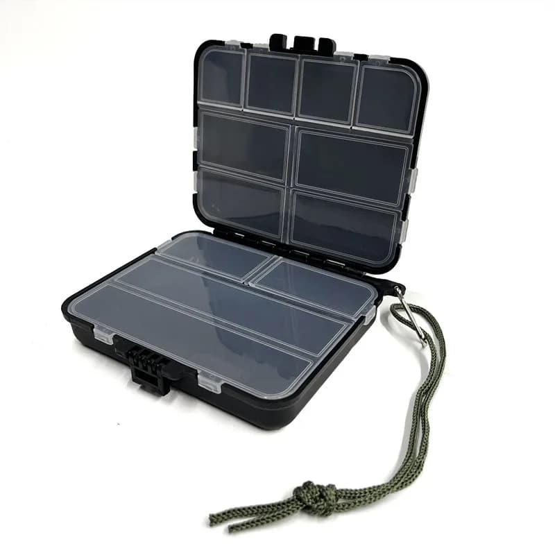 Luya Fishing Tool Box Fishing Accessories Box Fishing bait box for storing double face fishing parts Box for storing carp accessories with fishing hook