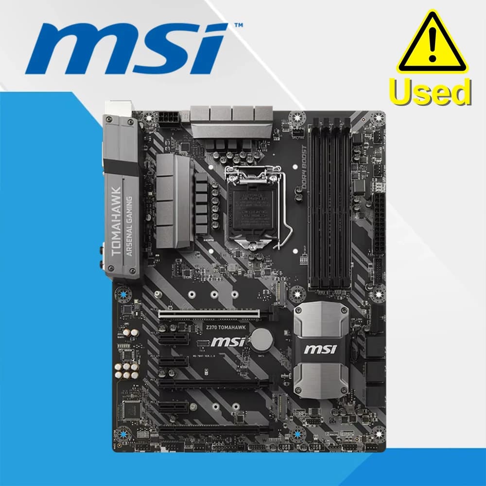 Scheda madre Intel MSI Z370 TOMAHAWK LGA 1151 Intel Z370 HDMI ATX