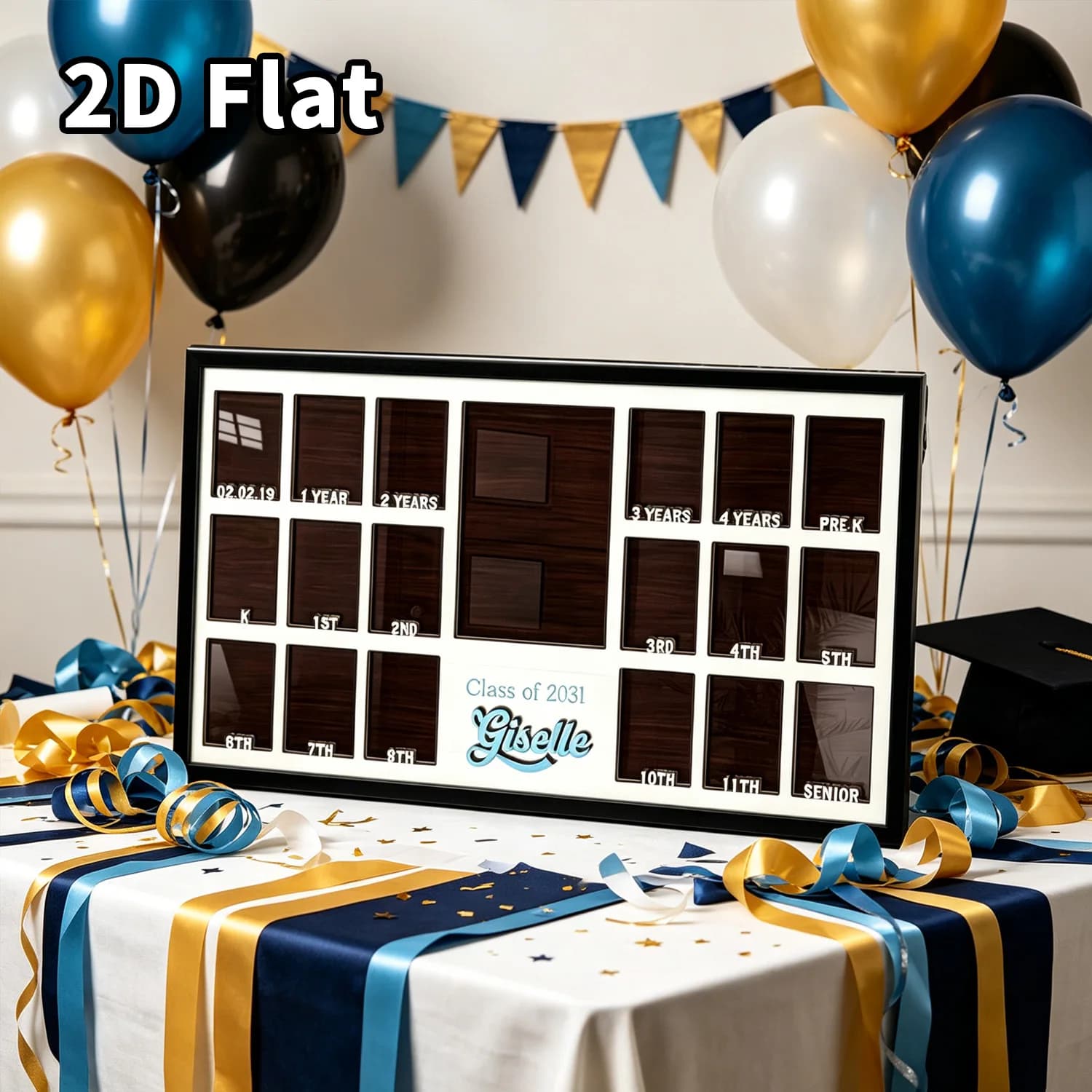 1Pc Custom Grade Photo Frame Wooden Plaque Sign,Home Room Office School Wall Decor,DIY Paintable,Nursery Birthday Wedding Gift