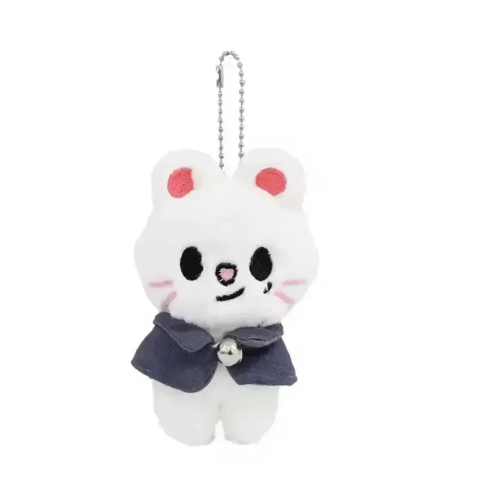 Nuovo Portachiavi Peluche Pilot Stray Kids, Giocattolo in Peluche Skzoo, Occhiali da Pilota per Bambini, Bambola in Peluche Li Longfu, Ornamento da Interno