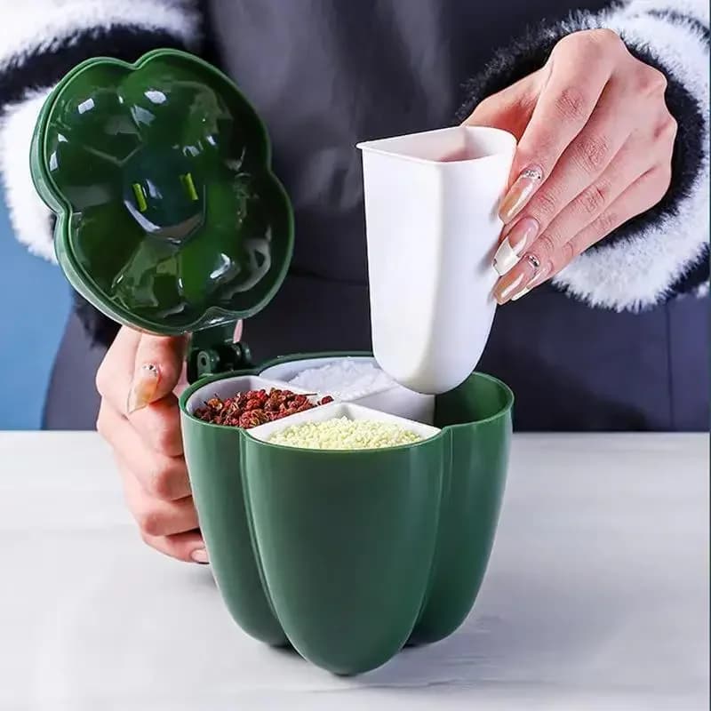 Set di 1 Barattolo per Spezie, Contenitore per Condimenti da Campeggio, Organizzatore Creativo per Spezie, Accessori da Cucina per Esterni