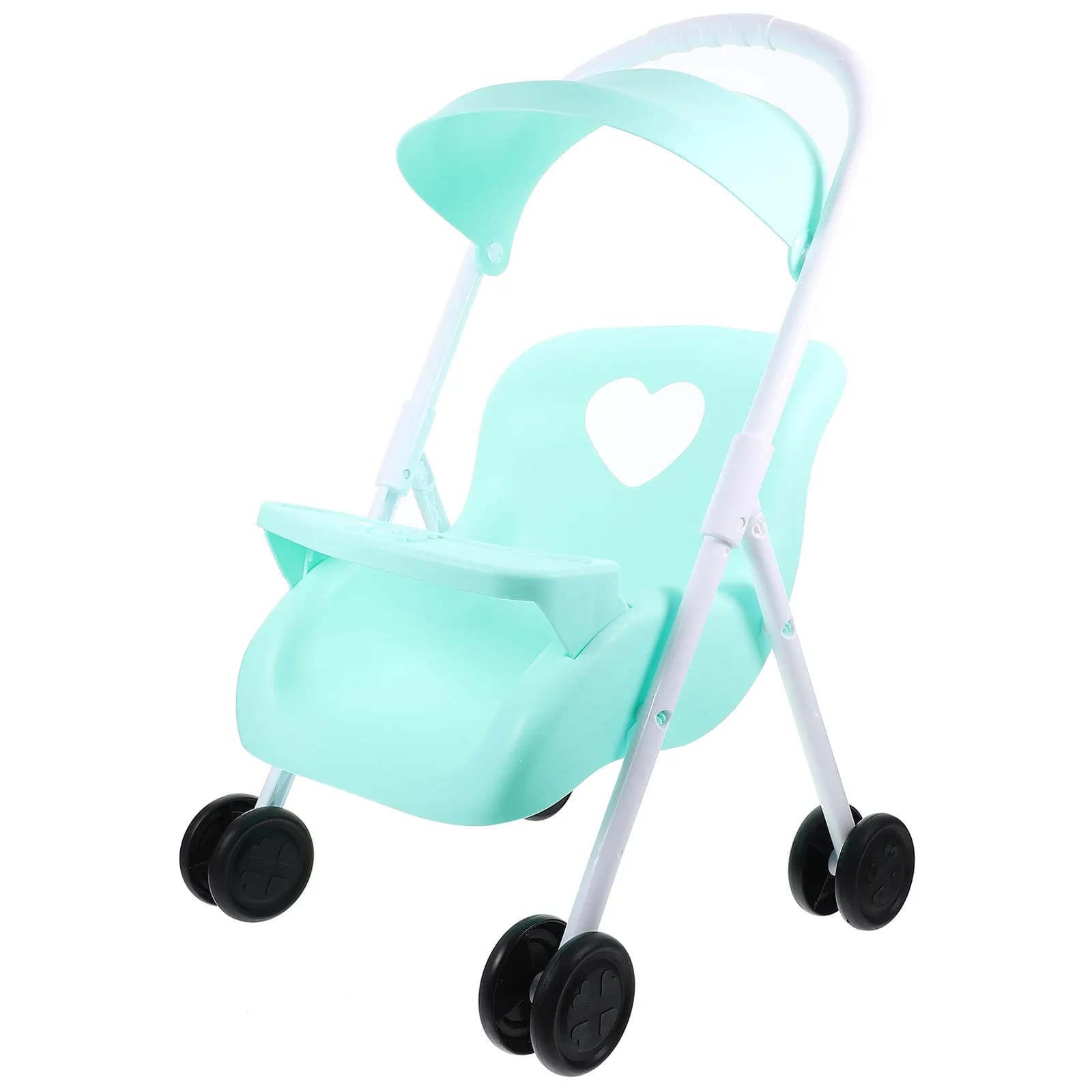 Mini passeggino Accessorio per bambini Set da gioco per bambini Sicuro Leggero Durevole Dimensioni compatte Facile da usare e riporre Regalo creativo per 1-3 anni