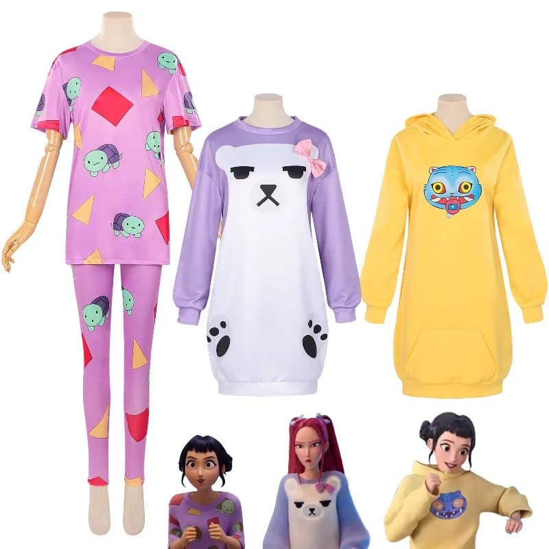 Halloween costume for Cosplay, Hoodie Long Sleeves Mira Zoey, Outfit for Anime Theme Party and Adult Women's Role Games