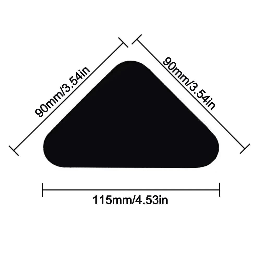 Corner Pad Non-slip Carpet Stickers Reusable Anti Curling Carpet Tape Grip Stoppers Washable Rug Mat Grip Home Decor