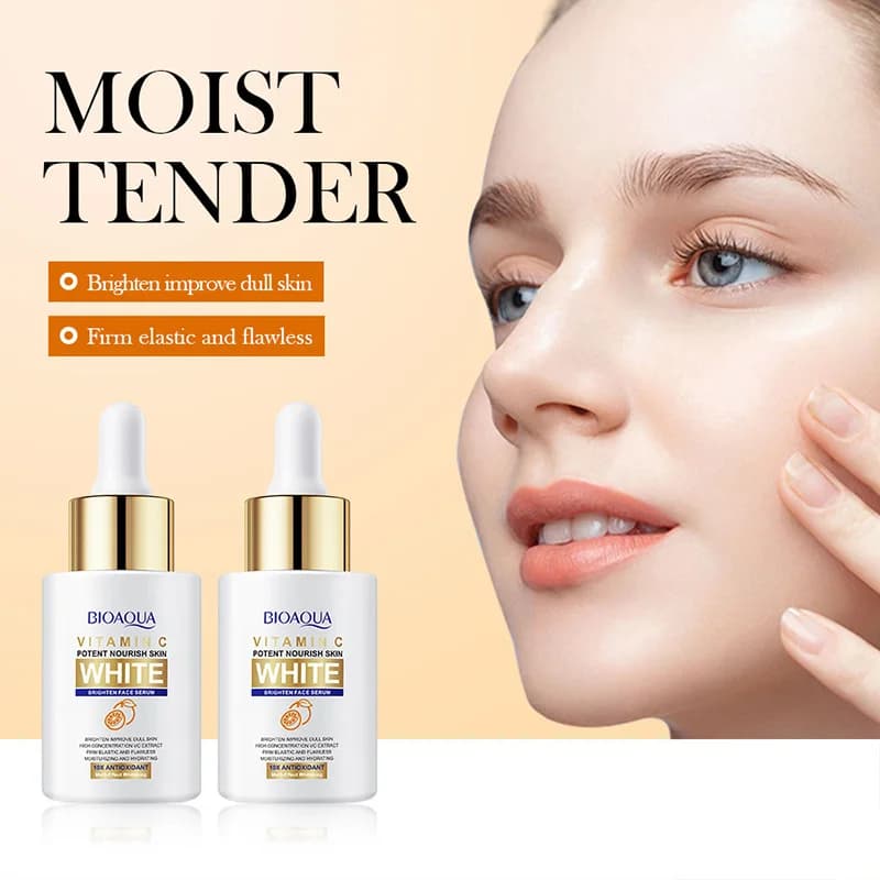 BIOAOUA Vitamin C White Illumina Siero Face Hydrating Satin Skin Rejuvenation Nutrient Skin Essence Face Skin Care