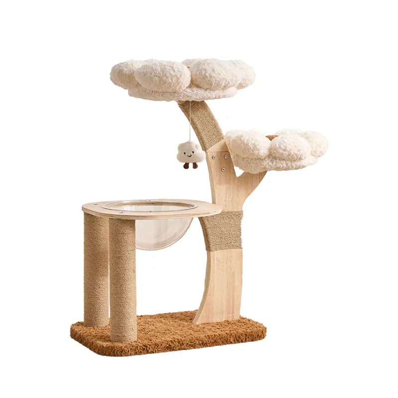 A Series Premium Selection Cat Climbing Frame With Nest Toy Jumping & Scratching Boards Multi-layer Design Detachable & Washable