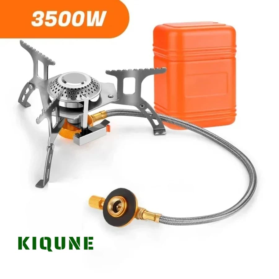 Gas camping cooker Portable folding camping stove for backpack Tourist equipment for cooking Hiking Picnic 3500W