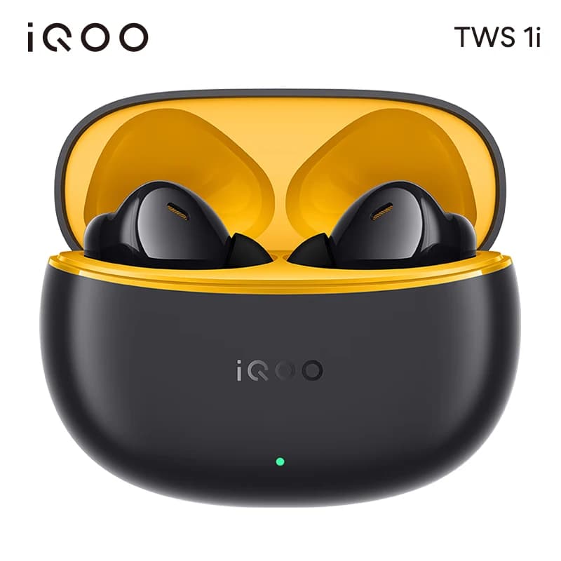 iQOO TWS 1i Bluetooth 5.3 Wireless Chargers with AI Reduction for Calls, DeepX 3.0 Stereo Effect, Gaming Headphones
