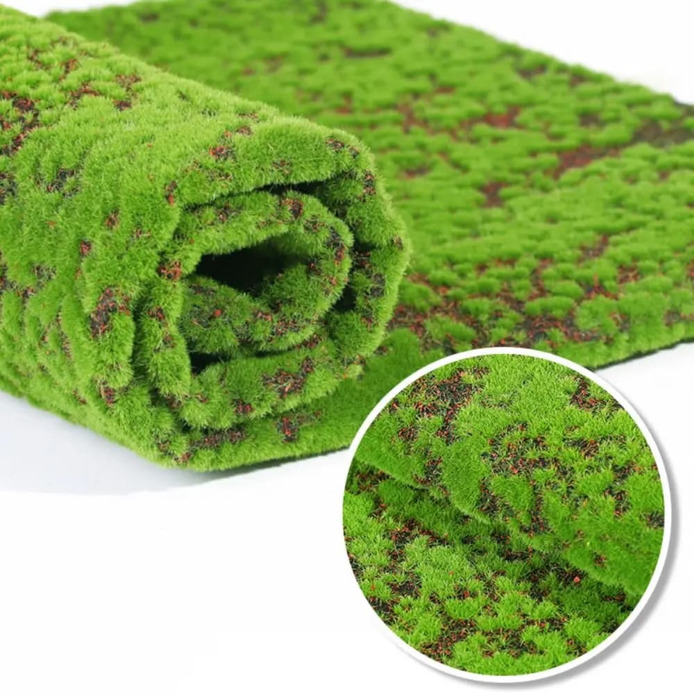 Fa-da-Te Artificial Musk Carpet, Resistant and Durable, 50*50cm, No Need for Irrigation, Simulated Musk Sheet for Living Room