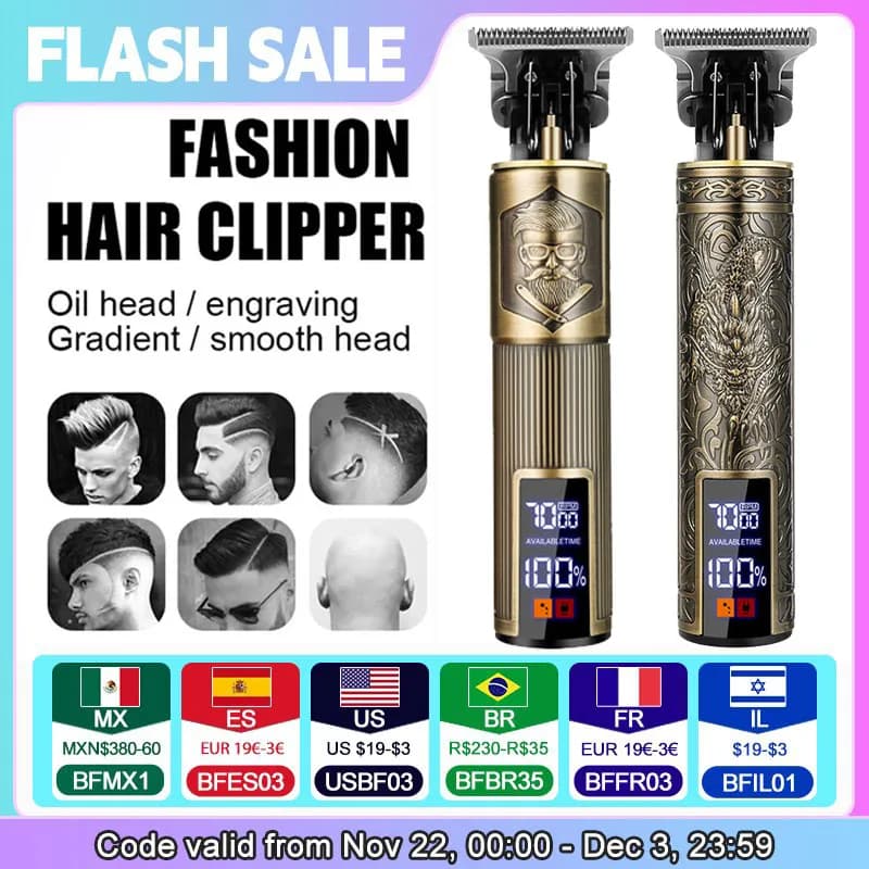 T9 Electric Haircut cutter Haircuts Barba Shaving Body Cutters Clippers Professional Barbie Man Trimmer Razor