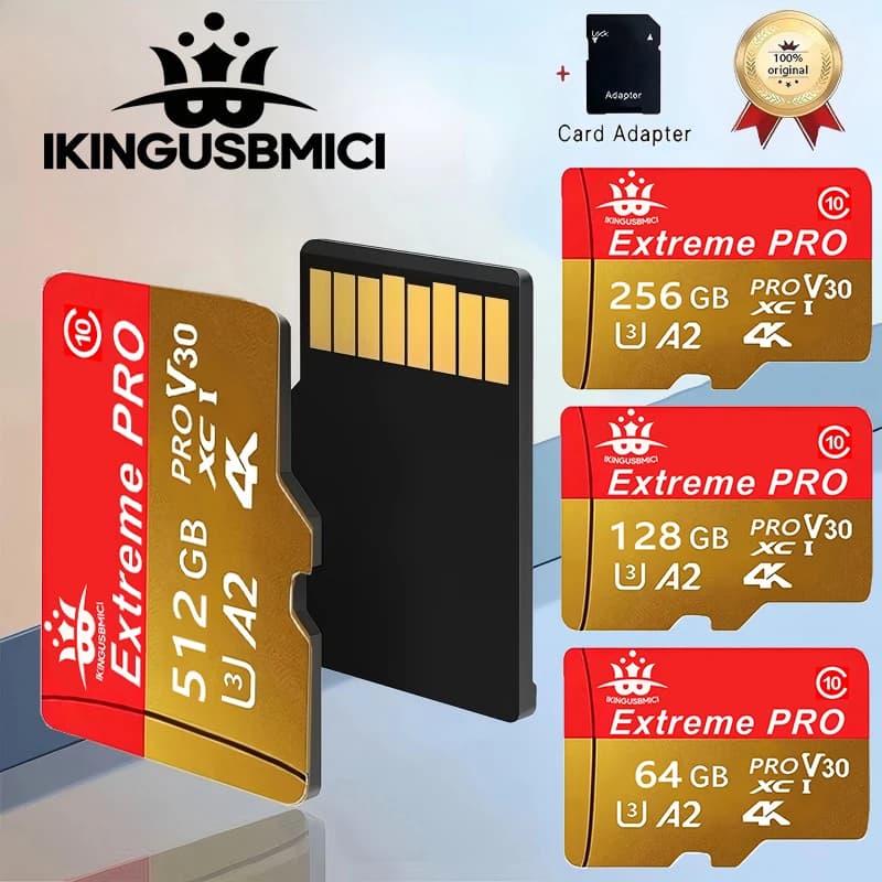 Speed 32/64/128/256/512gb Drone High Card Fast Uhs-i Quality Memory Durable Premium Original Quality U3 Reliable High Sd Micro