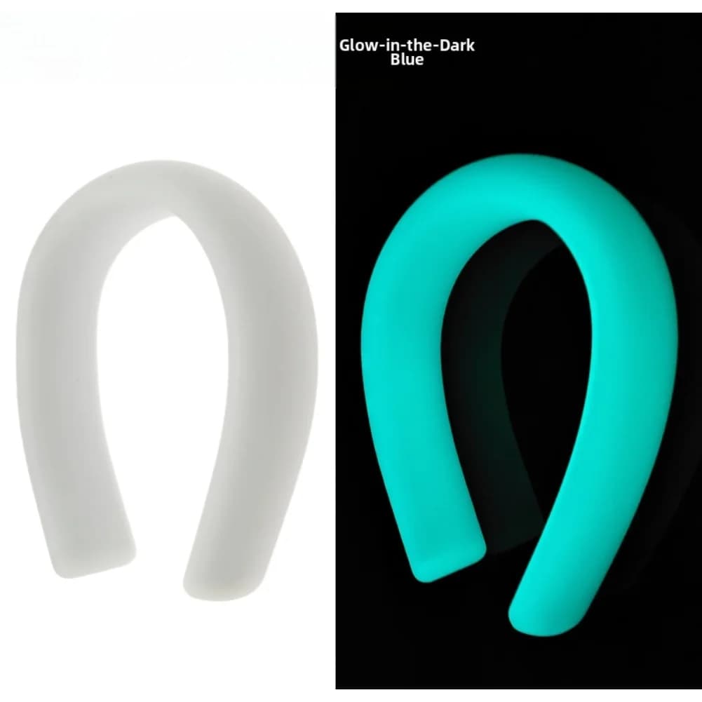 Glow Neck Weight for Diving Snorkeling Scuba with Light-Absorbing Material and Bendable Silicone Core for Comfortable Wear