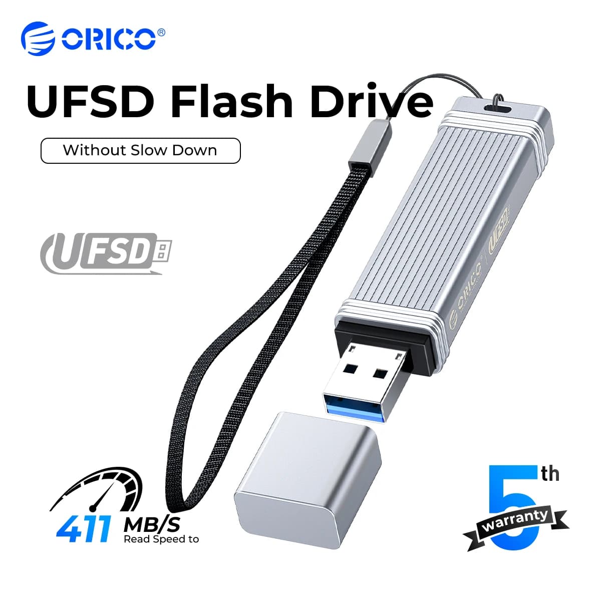 ORICO UFSD Metal Flash USB 3.0 Flash Drive 405 MB/S 512GB 256GB 128GB 64GB chiavetta USB tipo C pendrive Memory Stick U Disk