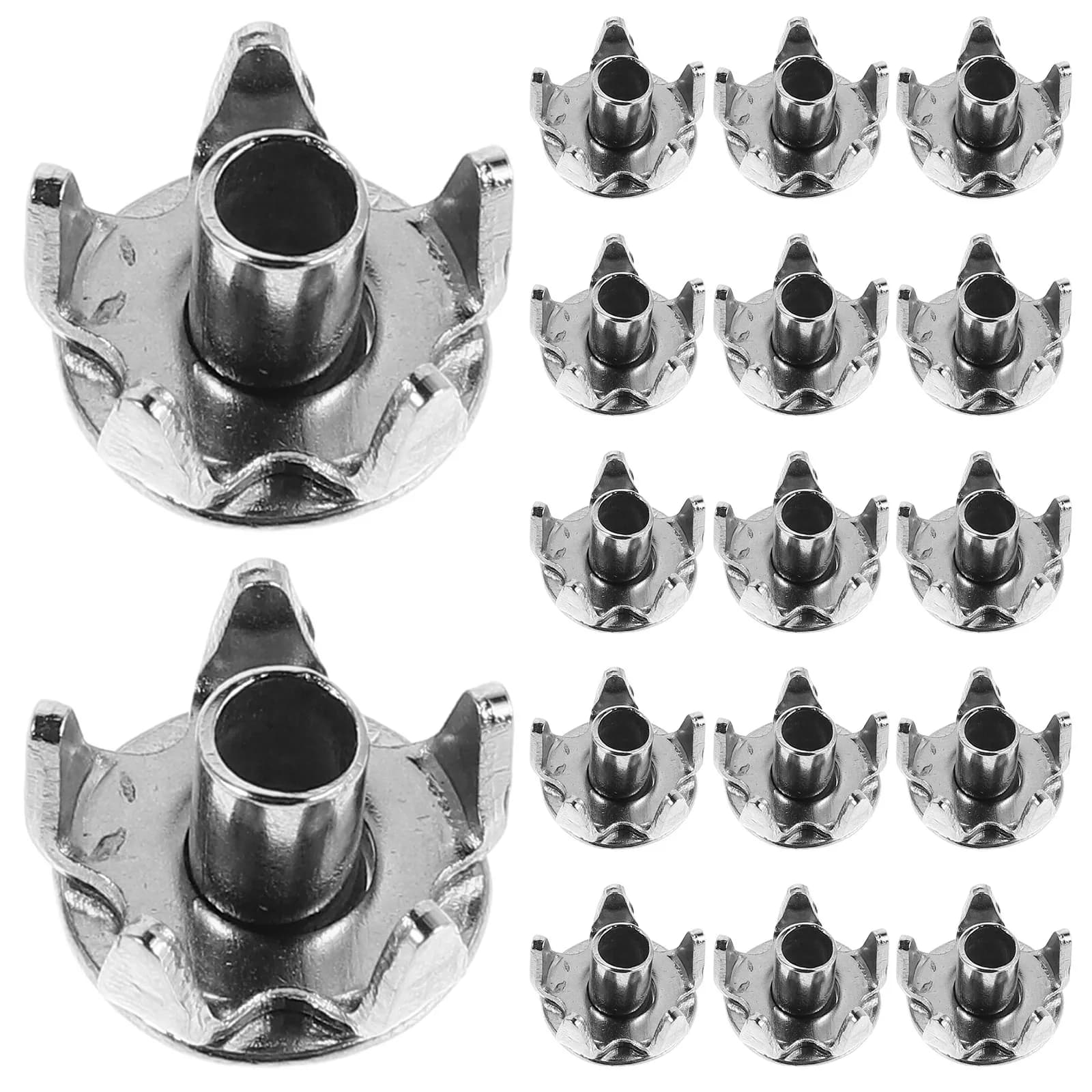 50Pcs Stainless Steel Anti-Slip Shoe Spikes Ice Snow Traction Cleats for Running Hiking Boots Women Men Universal Non-Slip Grip