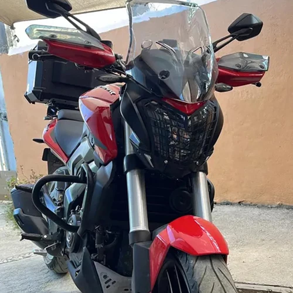 PER BAJAJ DOMINAR250 DOMINAR 250 Dominar dominar 400 2023 2024 2025 Faro Del Motociclo Griglia di Protezione Della Copertura di Protezione Tutti Gli Anni
