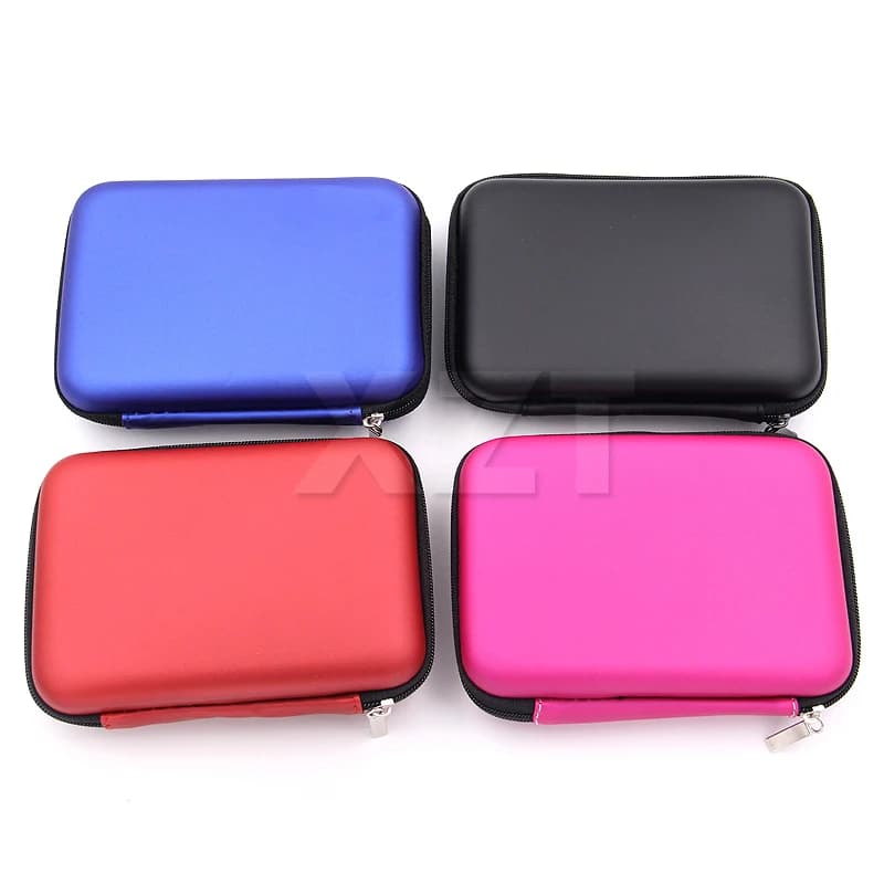 Borsa per HDD portatile da 2,5 pollici Borsa per disco rigido USB esterno Borsa per trasporto mini cavo USB Custodia per PC portatile Scatola per disco rigido
