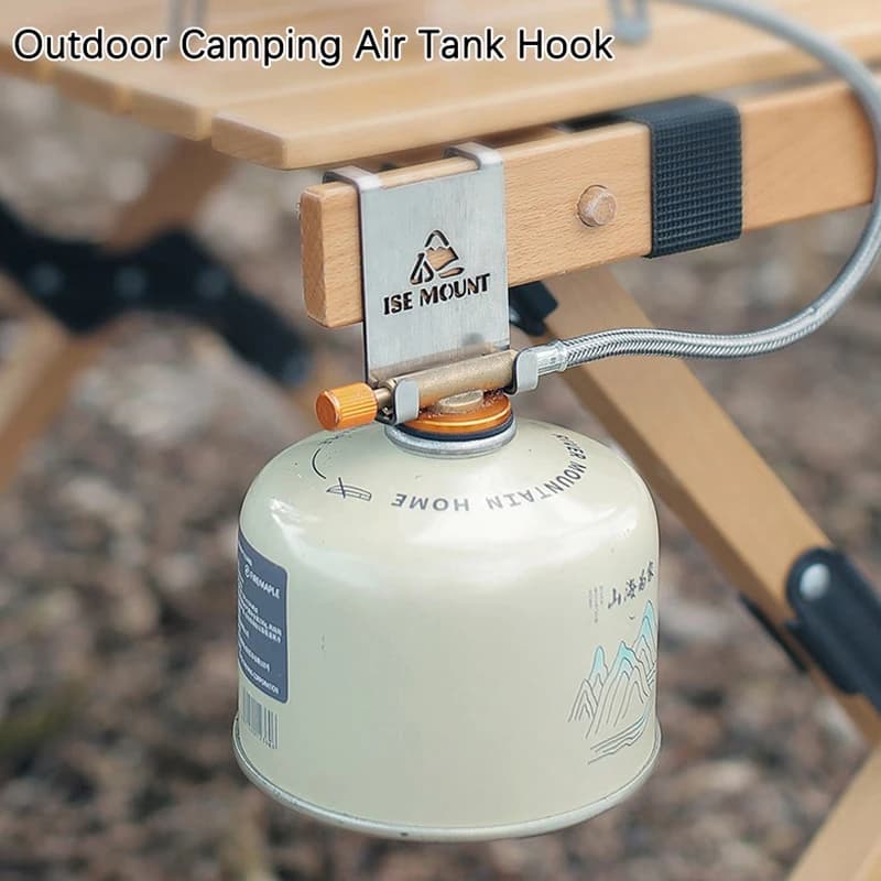 Gas tank bracket hook for camping tables for table IGT Clip for stainless steel hook accessories for gas stove tank