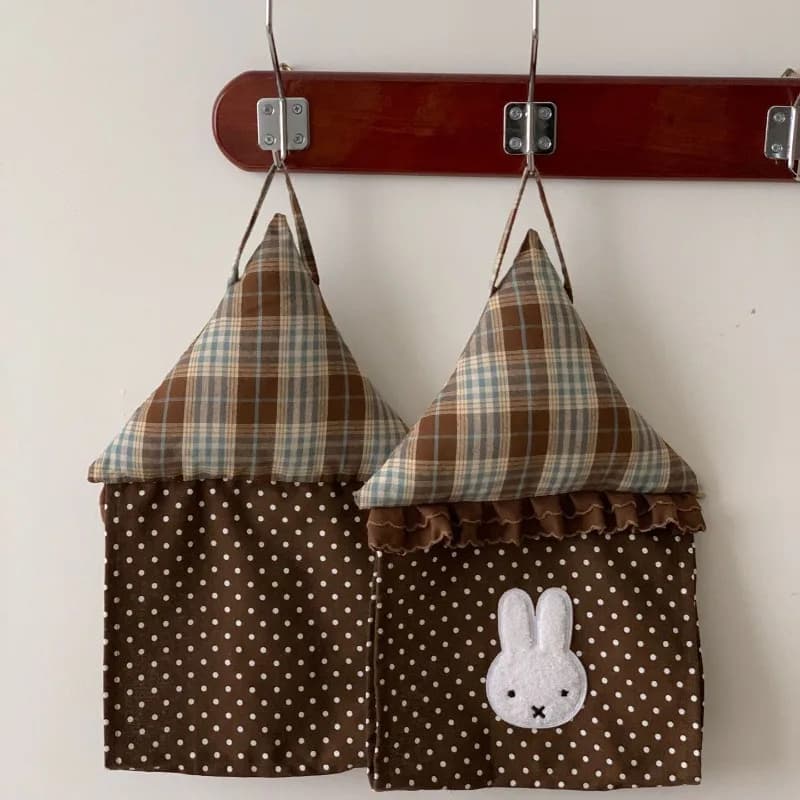 Nuovo Portafazzoletti Serie Miffy Kawaii, Creativo e Carino, da Appendere in Camera da Letto, Borsa Portafazzoletti per la Casa