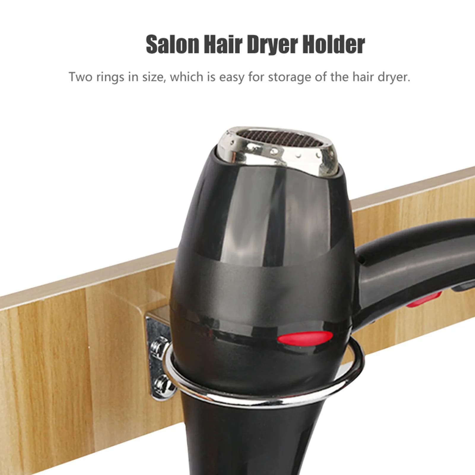 Salon Galvanized Stainless Steel Hair Dryer Holder Hands Blow Dryer Holder Hair Dryer Holder Hair Dryer Holder