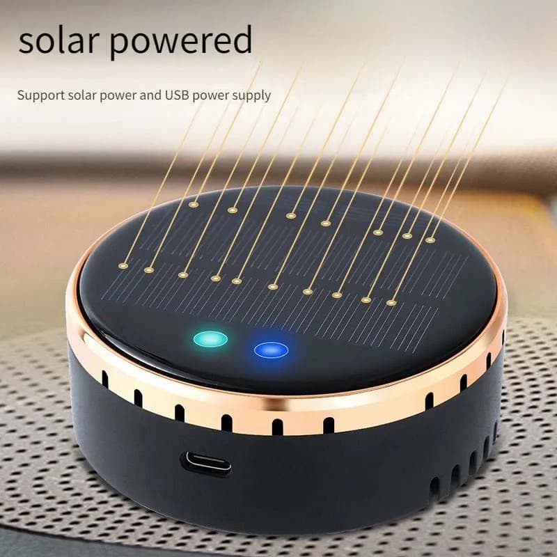 Purificatore d'aria per auto ad energia solare ozono e ioni negativi eliminano gli odori fumo formaldeide per auto Home Office e viaggi
