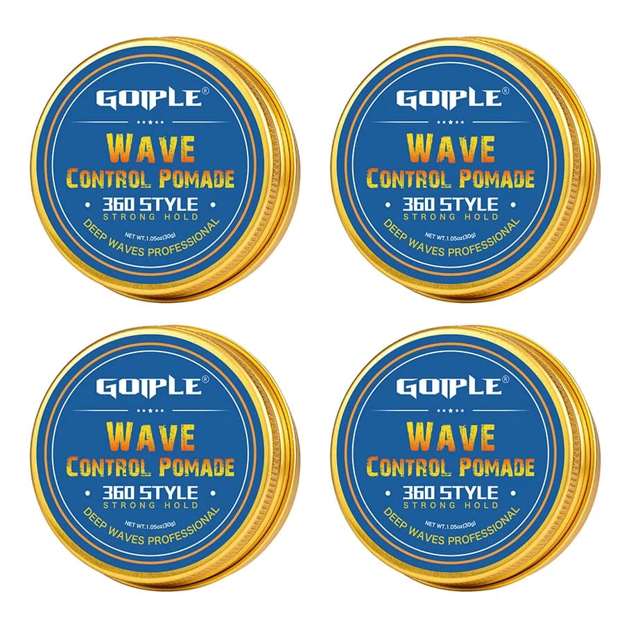 Pomata per capelli ondulati Styling da uomo Controllo a strati Cera di fango Onde forti Allenamento Power Build, crea, detine e tenere Crema di cera