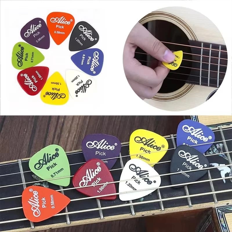 10/20/40/60 Pezzi Plettri per Chitarra Elettrica e Basso, Accessori per Strumenti Musicali, Plettri Originali per Chitarra e Basso